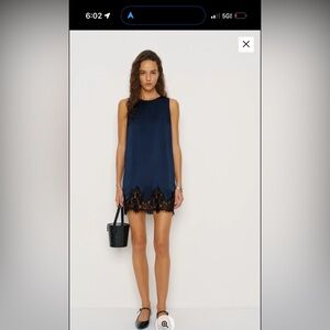 Reformation Jessalyn Satin Mini Dress